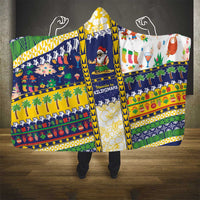 Tokelau Christmas Hooded Blanket Festive Beach Vibes LT05 - Polynesian Pride