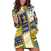 Tokelau Christmas Hoodie Dress Festive Beach Vibes - Polynesian Pride