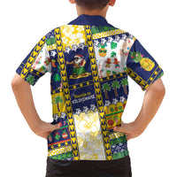 Tokelau Christmas Kid Hawaiian Shirt Festive Beach Vibes LT05 - Polynesian Pride