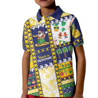 Tokelau Christmas Kid Polo Shirt Festive Beach Vibes LT05 Kid Colorful - Polynesian Pride