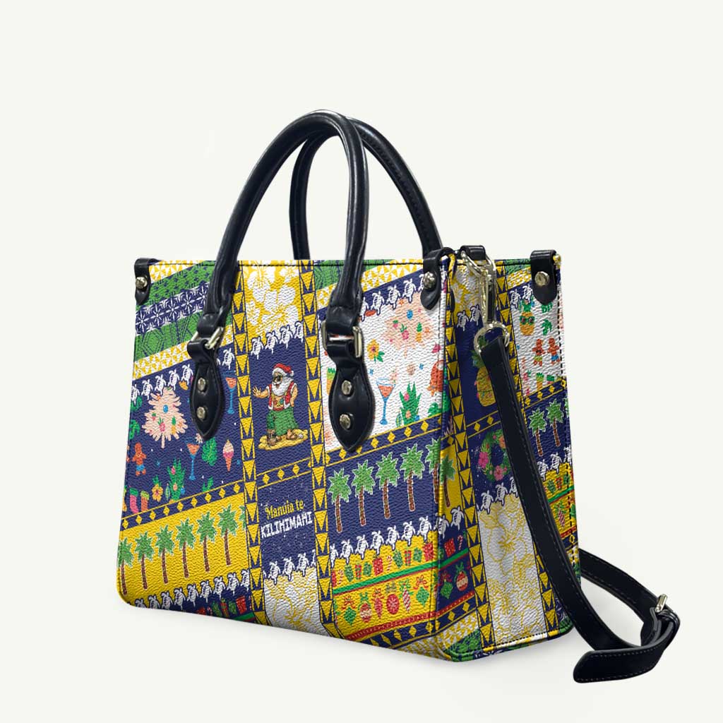 Tokelau Christmas Leather Bag Festive Beach Vibes - Polynesian Pride