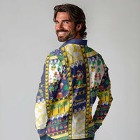 Tokelau Christmas Long Sleeve Polo Shirt Festive Beach Vibes LT05 - Polynesian Pride
