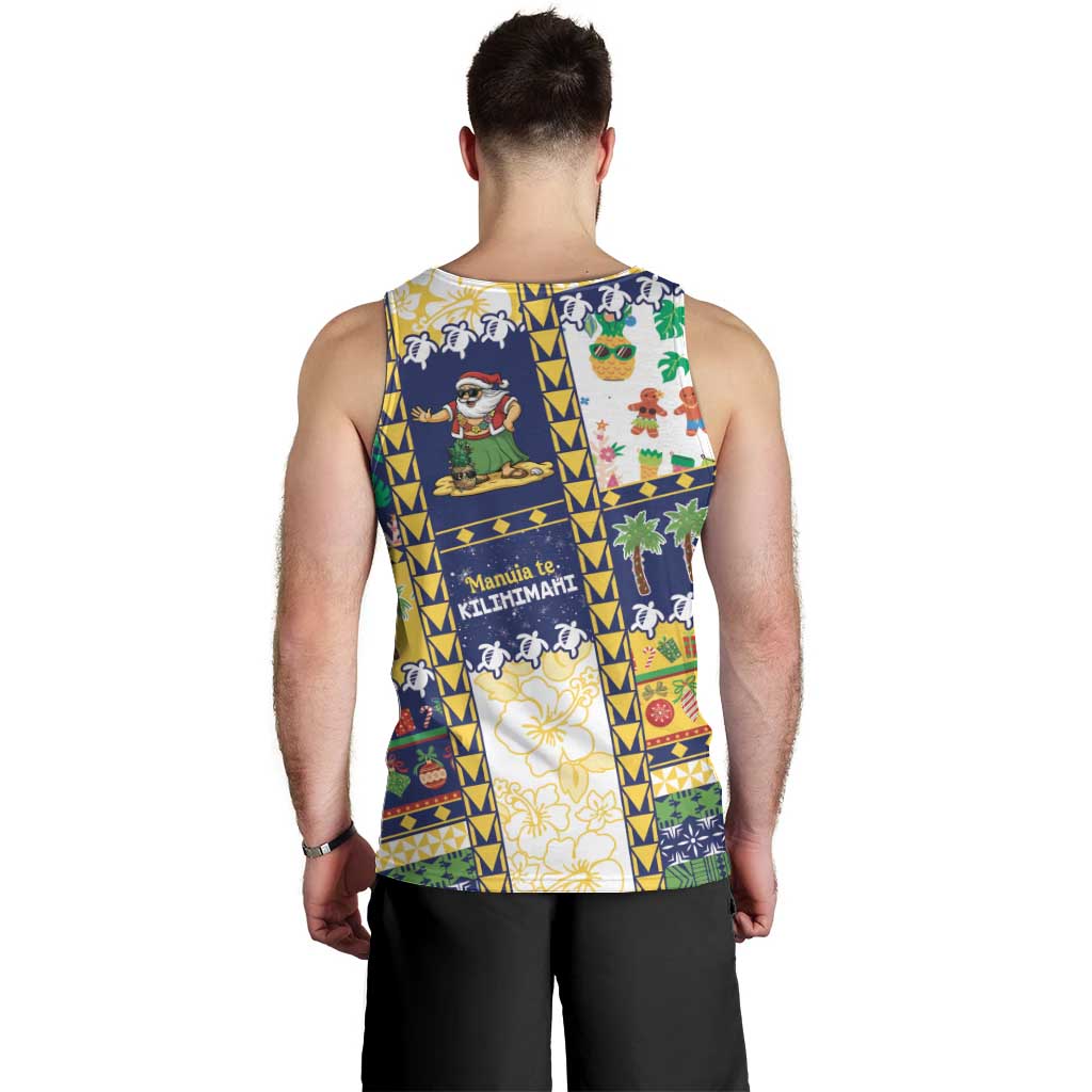 Tokelau Christmas Men Tank Top Festive Beach Vibes LT05 - Polynesian Pride
