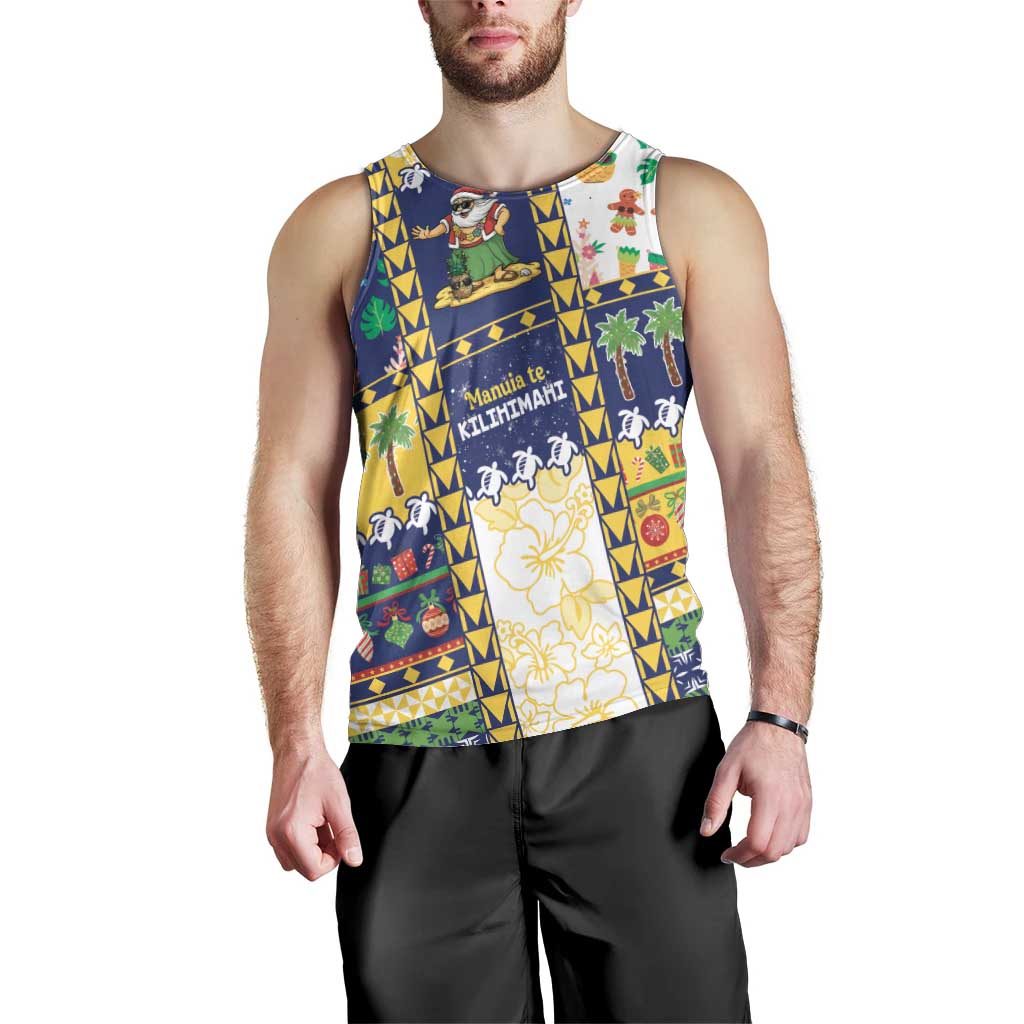 Tokelau Christmas Men Tank Top Festive Beach Vibes LT05 - Polynesian Pride