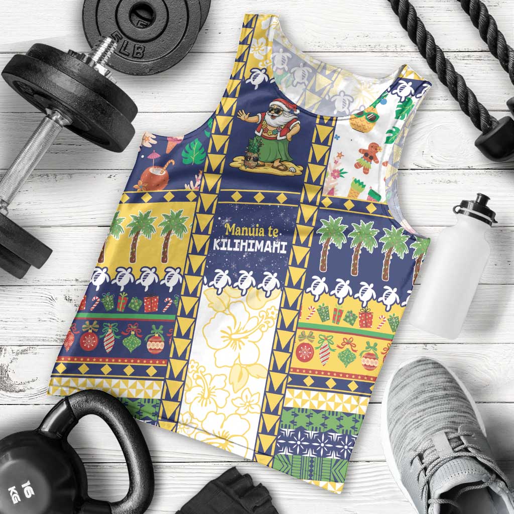 Tokelau Christmas Men Tank Top Festive Beach Vibes LT05 - Polynesian Pride