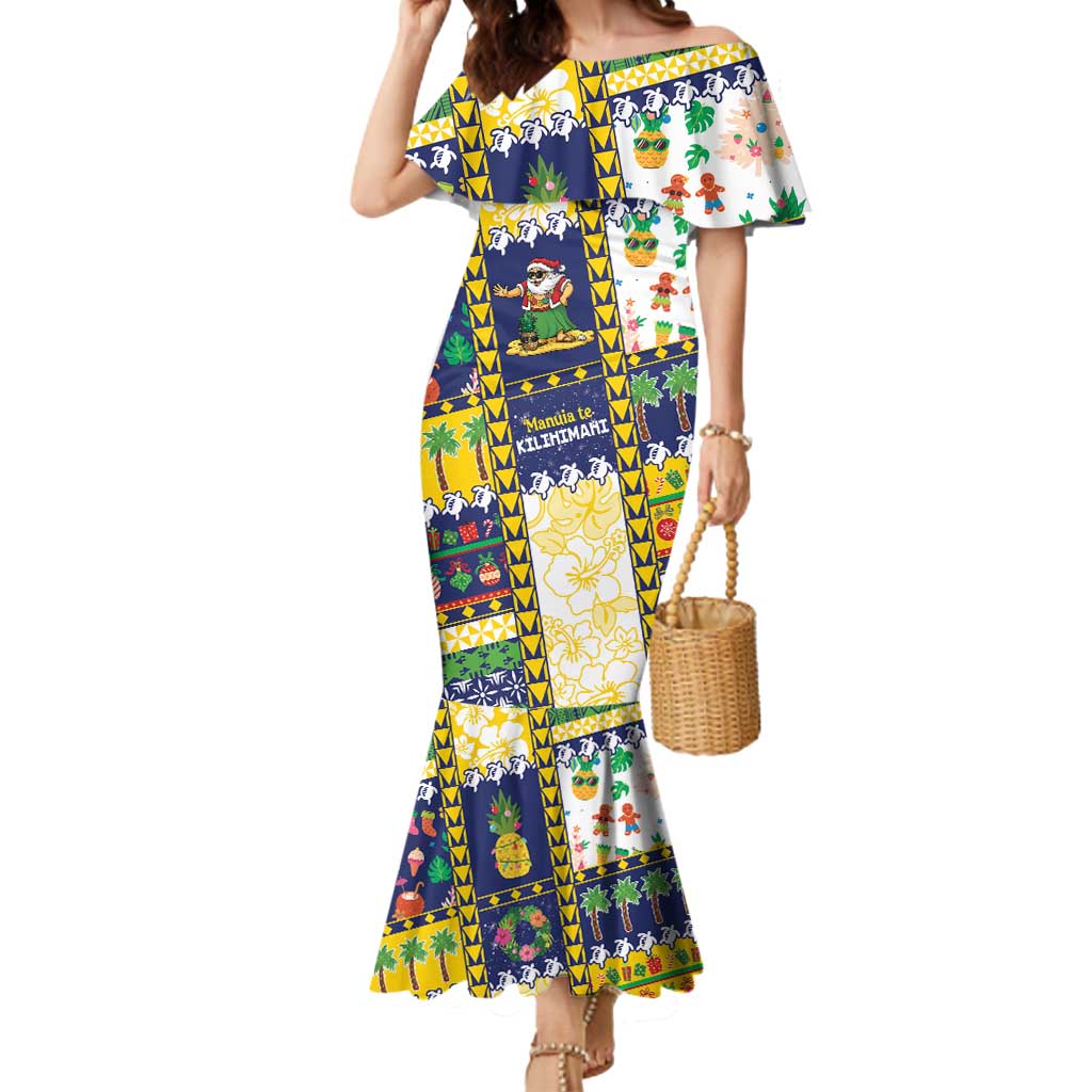 Tokelau Christmas Mermaid Dress Festive Beach Vibes LT05 Women Colorful - Polynesian Pride