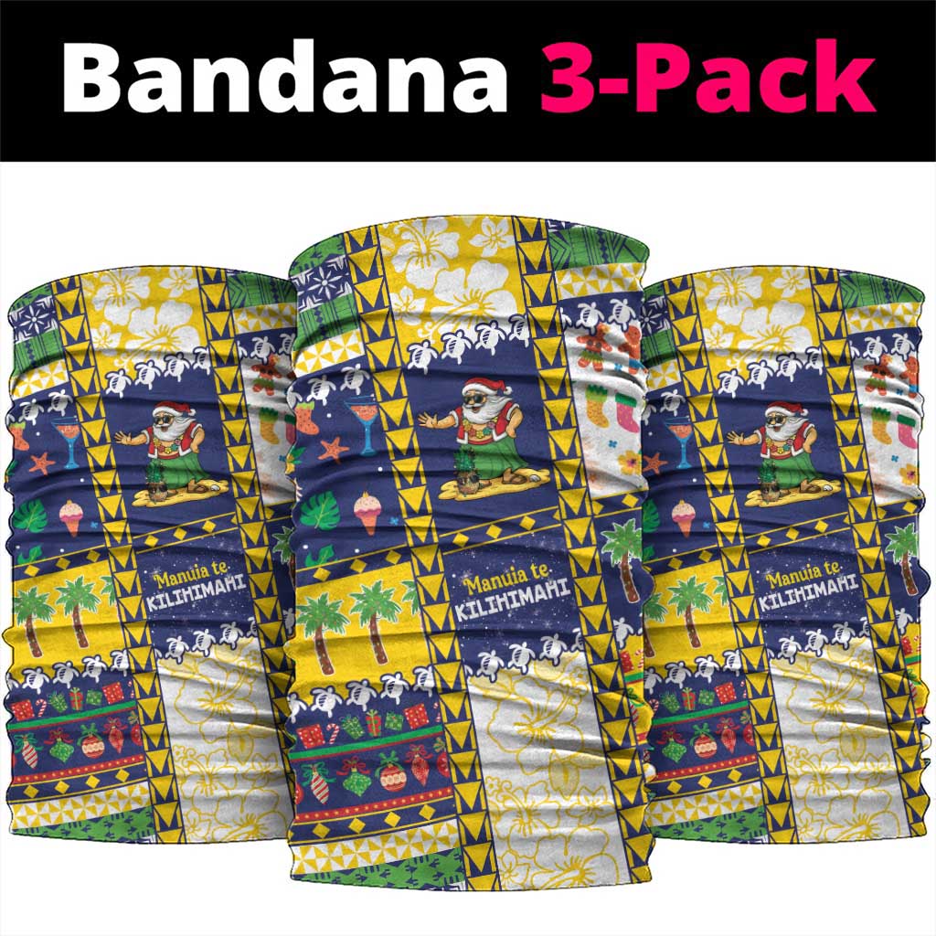 Tokelau Christmas Neck Gaiter Festive Beach Vibes - Polynesian Pride
