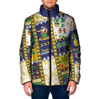 Tokelau Christmas Padded Jacket Festive Beach Vibes LT05 Men Colorful - Polynesian Pride