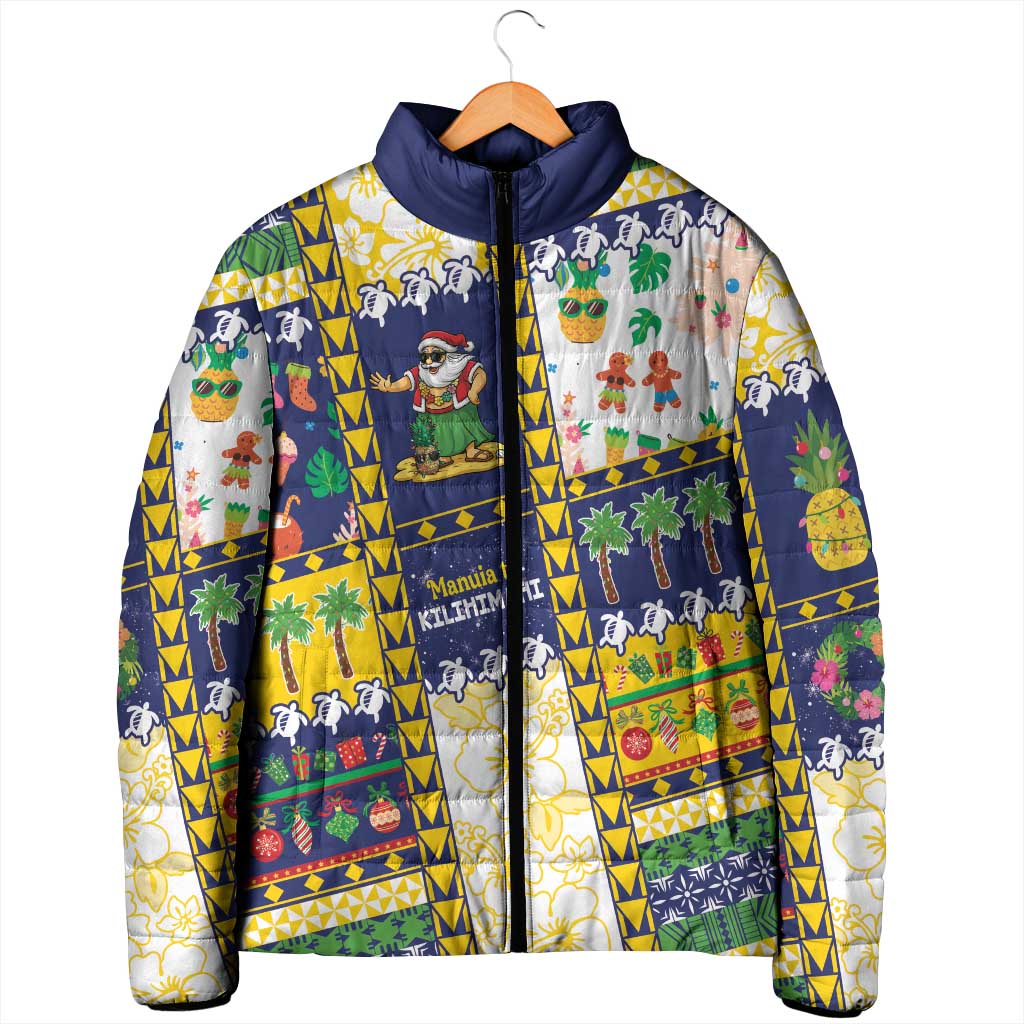 Tokelau Christmas Padded Jacket Festive Beach Vibes LT05 - Polynesian Pride