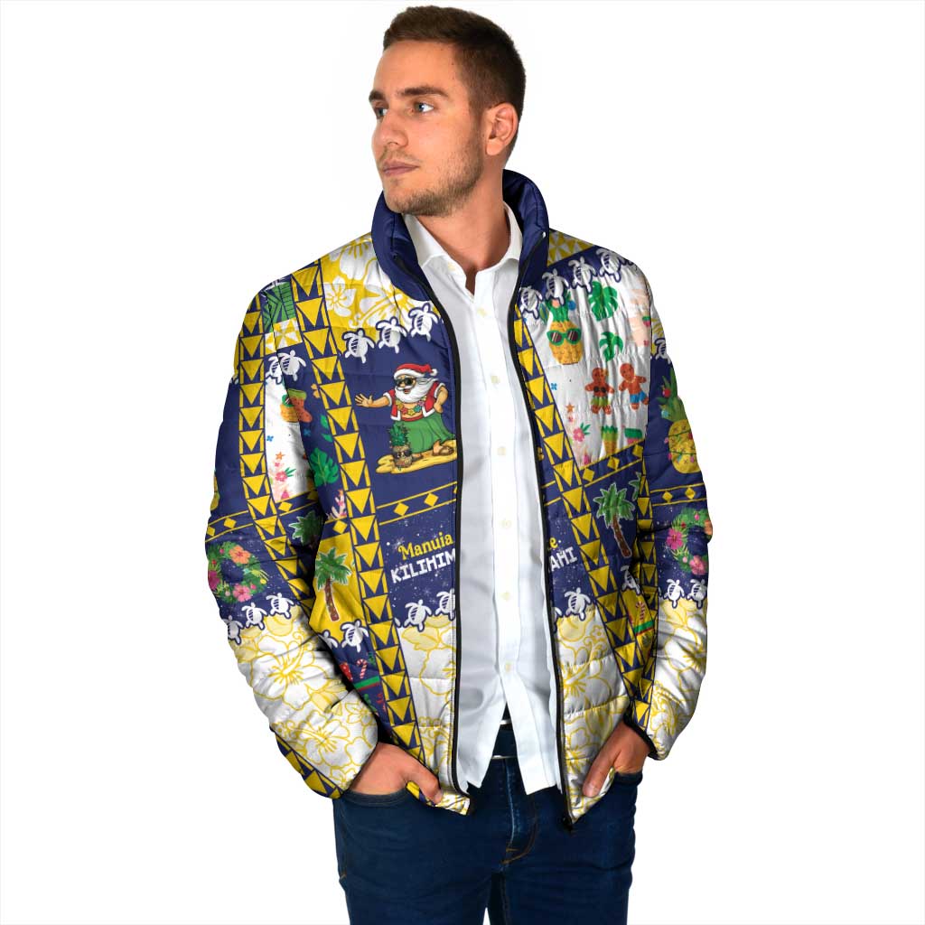 Tokelau Christmas Padded Jacket Festive Beach Vibes LT05 - Polynesian Pride