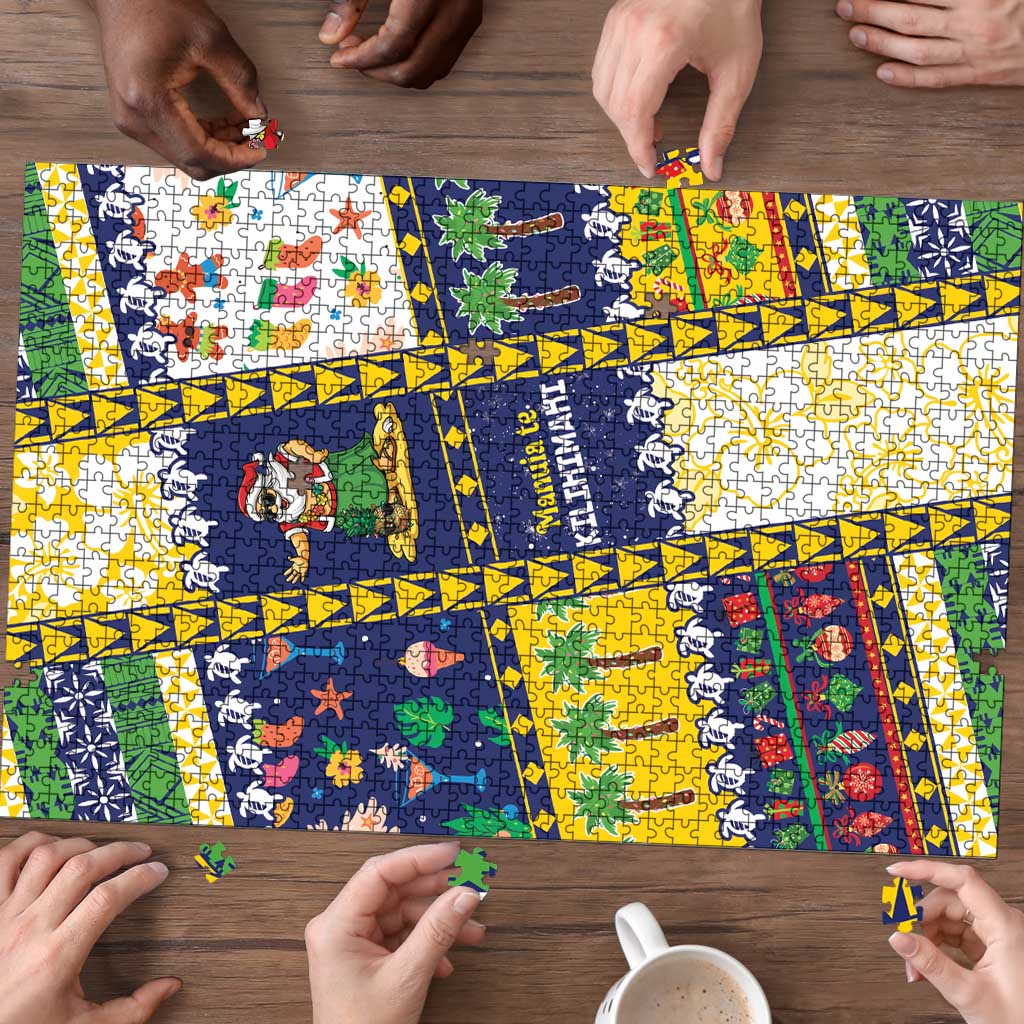 Tokelau Christmas Puzzle Festive Beach Vibes LT05 - Polynesian Pride