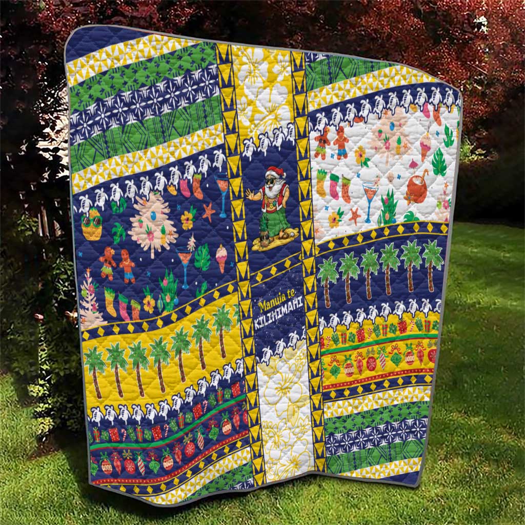 Tokelau Christmas Quilt Festive Beach Vibes - Polynesian Pride