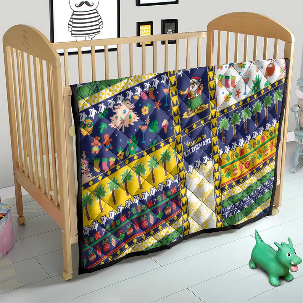 Tokelau Christmas Quilt Festive Beach Vibes - Polynesian Pride