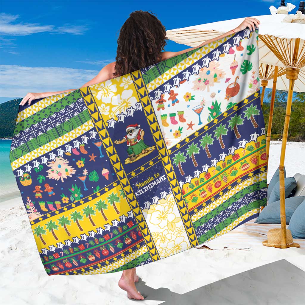 Tokelau Christmas Sarong Festive Beach Vibes - Polynesian Pride