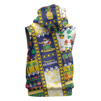 Tokelau Christmas Sleeveless Hoodie Festive Beach Vibes LT05 - Polynesian Pride