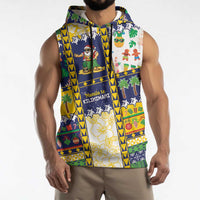 Tokelau Christmas Sleeveless Hoodie Festive Beach Vibes LT05 - Polynesian Pride
