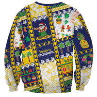 Tokelau Christmas Sweatshirt Festive Beach Vibes LT05 - Polynesian Pride