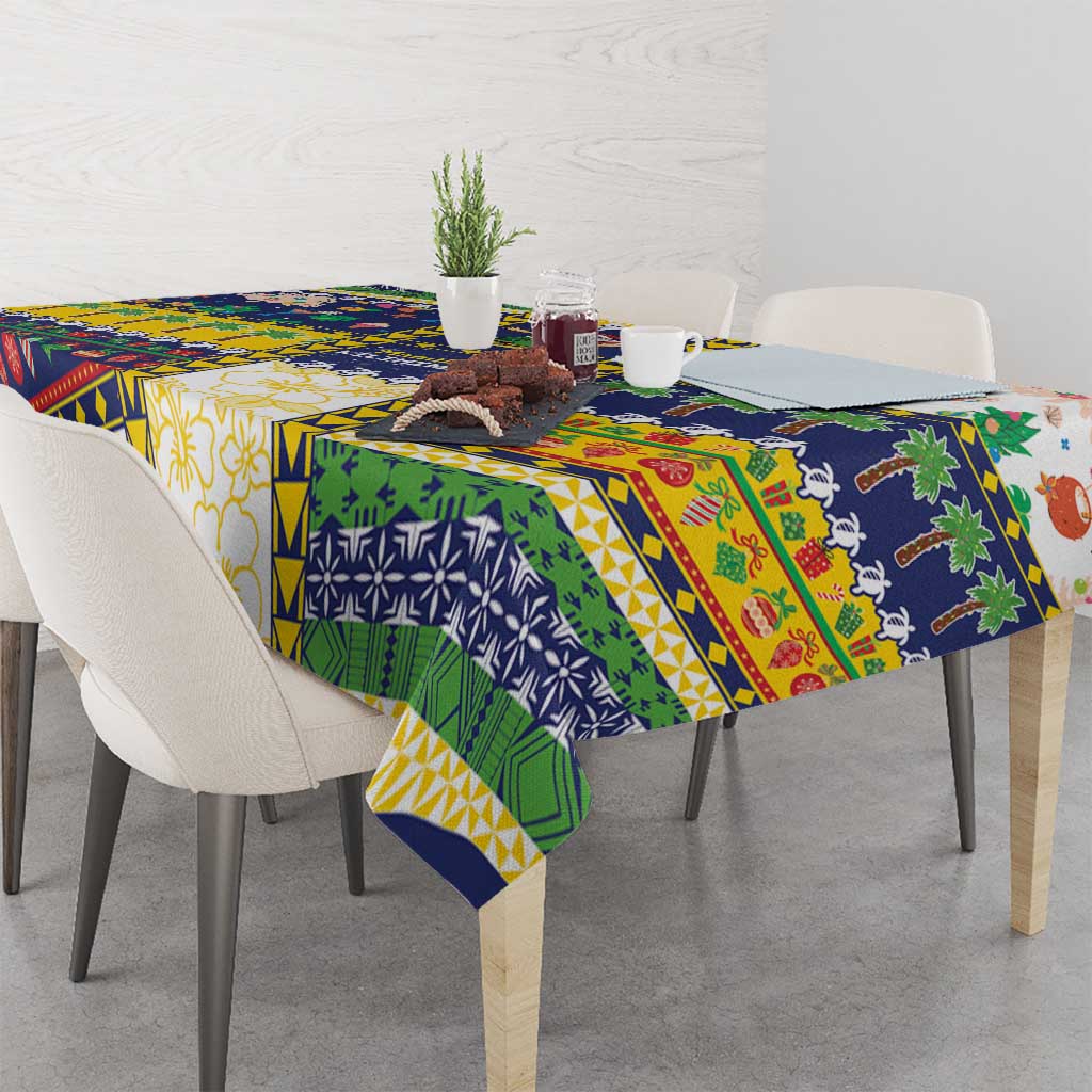 Tokelau Christmas Tablecloth Festive Beach Vibes LT05 - Polynesian Pride