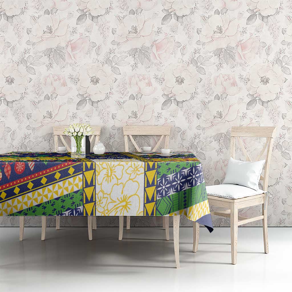 Tokelau Christmas Tablecloth Festive Beach Vibes LT05 - Polynesian Pride