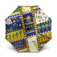 Tokelau Christmas Umbrella Festive Beach Vibes - Polynesian Pride
