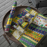 Tokelau Christmas Wrapping Paper Festive Beach Vibes LT05 - Polynesian Pride
