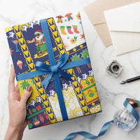 Tokelau Christmas Wrapping Paper Festive Beach Vibes LT05 - Polynesian Pride