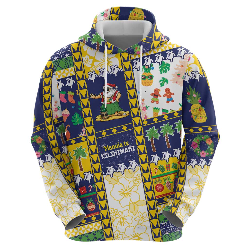 Tokelau Christmas Zip Hoodie Festive Beach Vibes LT05 - Polynesian Pride