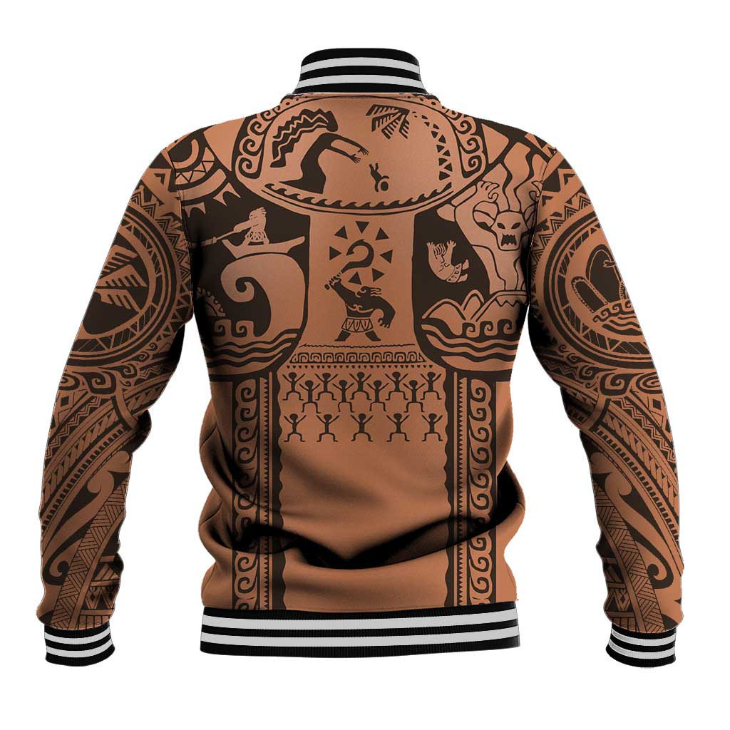 Polynesia Maui Tattoo Inspired Cosplay Costume Baseball Jacket LT05 - Polynesian Pride