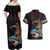 Hawaii Ikaika Couples Matching Off Shoulder Maxi Dress and Hawaiian Shirt Hawaiian Mythic Koa Tribal Warrior