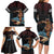 Hawaii Ikaika Family Matching Long Sleeve Bodycon Dress and Hawaiian Shirt Hawaiian Mythic Koa Tribal Warrior