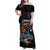 Hawaii Ikaika Family Matching Off Shoulder Maxi Dress and Hawaiian Shirt Hawaiian Mythic Koa Tribal Warrior