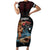 Hawaii Ikaika Family Matching Short Sleeve Bodycon Dress and Hawaiian Shirt Hawaiian Mythic Koa Tribal Warrior