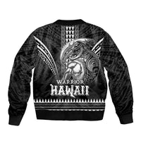 Hawaiian Ikaika Warrior Bomber Jacket Tribal Pattern