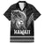 Hawaiian Ikaika Warrior Family Matching Long Sleeve Bodycon Dress and Hawaiian Shirt Tribal Pattern