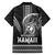 Hawaiian Ikaika Warrior Family Matching Long Sleeve Bodycon Dress and Hawaiian Shirt Tribal Pattern