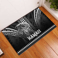 Hawaiian Ikaika Warrior Rubber Doormat Tribal Pattern