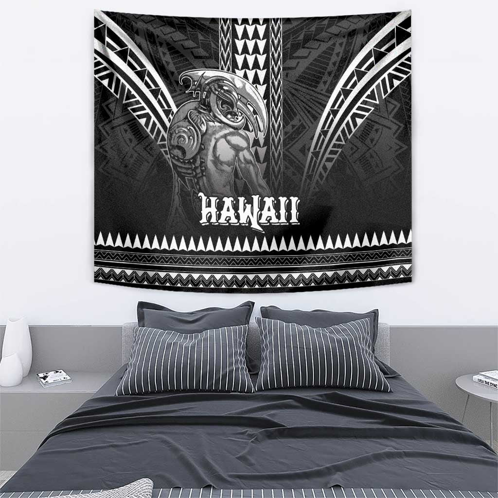Hawaiian Ikaika Warrior Tapestry Tribal Pattern