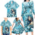 Hawaii Namaka Goddess Of The Sea Family Matching Long Sleeve Bodycon Dress and Hawaiian Shirt Polynesian Style LT05 - Polynesian Pride