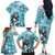 Hawaii Namaka Goddess Of The Sea Family Matching Off Shoulder Long Sleeve Dress and Hawaiian Shirt Polynesian Style LT05 - Polynesian Pride