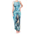 Hawaii Namaka Goddess Of The Sea Tank Maxi Dress Polynesian Style LT05 Women Turquoise - Polynesian Pride