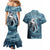 Hawaiian Shark God Kamohoalii Couples Matching Mermaid Dress and Hawaiian Shirt Polynesian Style LT05 - Polynesian Pride