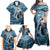 Hawaiian Shark God Kamohoalii Family Matching Off Shoulder Maxi Dress and Hawaiian Shirt Polynesian Style LT05 - Polynesian Pride