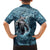 Hawaiian Shark God Kamohoalii Family Matching Puletasi and Hawaiian Shirt Polynesian Style LT05 - Polynesian Pride