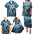 Hawaiian Shark God Kamohoalii Family Matching Puletasi and Hawaiian Shirt Polynesian Style LT05 - Polynesian Pride