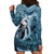 Hawaiian Shark God Kamohoalii Hoodie Dress Polynesian Style LT05 - Polynesian Pride