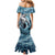 Hawaiian Shark God Kamohoalii Mermaid Dress Polynesian Style LT05 - Polynesian Pride