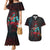 Hawaiian Demigod Maui Couples Matching Mermaid Dress and Hawaiian Shirt Polynesian Mythology LT05 Black - Polynesian Pride