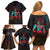 Hawaiian Demigod Maui Family Matching Off Shoulder Short Dress and Hawaiian Shirt Polynesian Mythology LT05 - Polynesian Pride