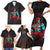 Hawaiian Demigod Maui Family Matching Short Sleeve Bodycon Dress and Hawaiian Shirt Polynesian Mythology LT05 - Polynesian Pride