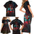 Hawaiian Demigod Maui Family Matching Short Sleeve Bodycon Dress and Hawaiian Shirt Polynesian Mythology LT05 - Polynesian Pride